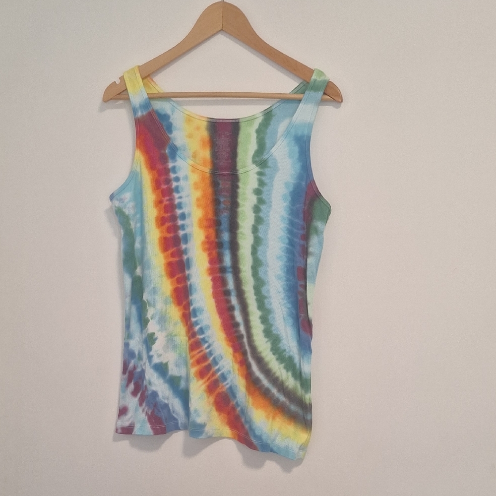 George Multicolor Tie-Dye Tank Top